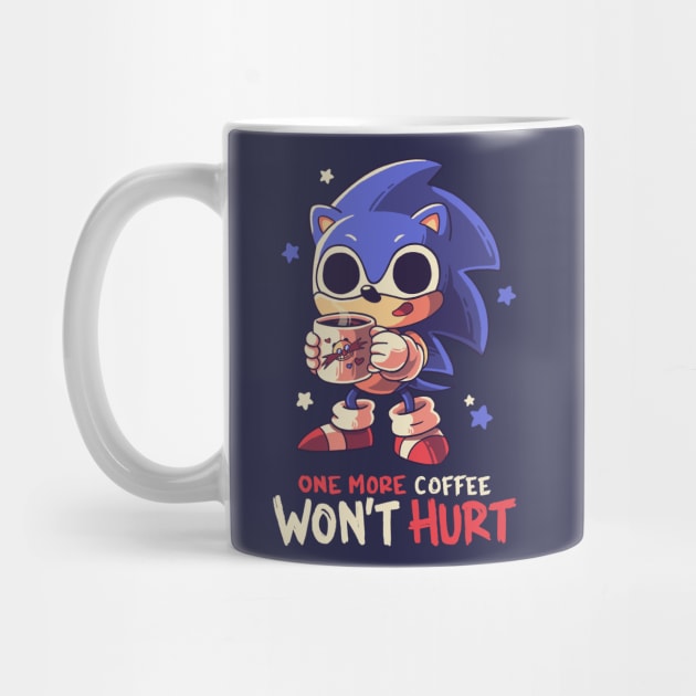 One More Coffe // Cute Hedgehog, Meme, Gotta Go Fast by Geekydog